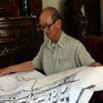 Ông Võ Viết Thanh và tấm bản đồ Thủ Thiêm