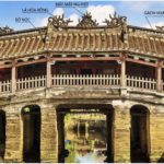 Họa sĩ Lý Trực Dũng trao đổi với tiến sĩ sử học Trần Đức Anh Sơn về việc trùng tu Chùa Cầu