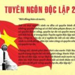 Một số việc Hồ Chí Minh đã thực hiên liên quan câu trích trong Tuyên Ngôn Độc Lập