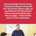 Này, sao vội thế ông Trần Sỹ Thanh?