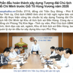 Buồn cho Phú Thọ quê tôi