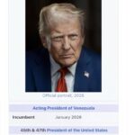 Tổng thống lâm thời của Venezuela, nhiệm kỳ từ tháng 1/2026