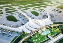 Từ Long Thành, nhìn sang đường sắt cao tốc Bắc – Nam