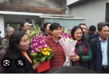 Cô Đỗ Thị Thu kể chuyện gia đình đi thăm bà Cấn Thị Thêu ở trại 5 Thanh Hóa