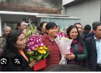 Cô Đỗ Thị Thu kể chuyện gia đình đi thăm bà Cấn Thị Thêu ở trại 5 Thanh Hóa