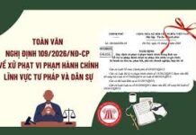 Đơn kiến nghị xem xét lùi thời hạn có hiệu lực và sửa đổi, bổ sung Nghị định số 109/2026/NĐ-CP