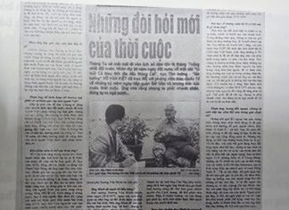 Bài báo “Triệu người vui, triệu người buồn” của nguyên Thủ tướng Võ Văn Kiệt bị gỡ như thế nào?