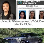 Từ đơn hàng 100 xe VinFast đến lệnh truy nã liên bang: Câu chuyện Emylee Thai và Artemis DNA